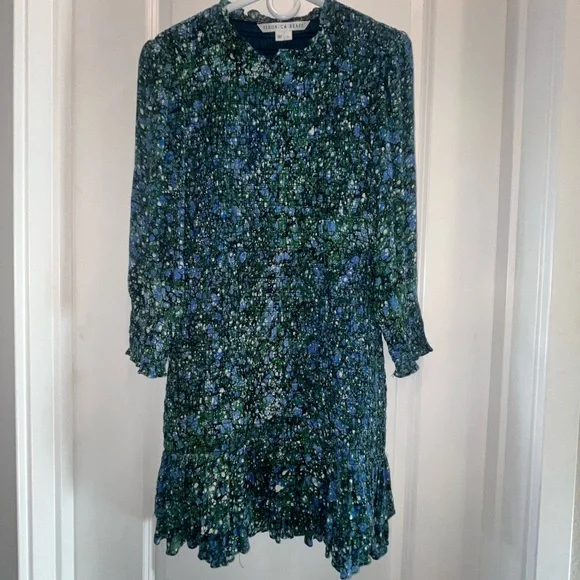 Veronica Beard Farha Dress in Green Multicolor Women’s - Picture 3 of 6